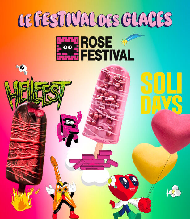 visuel pr&eacute;sentant les 3 glaces festivals